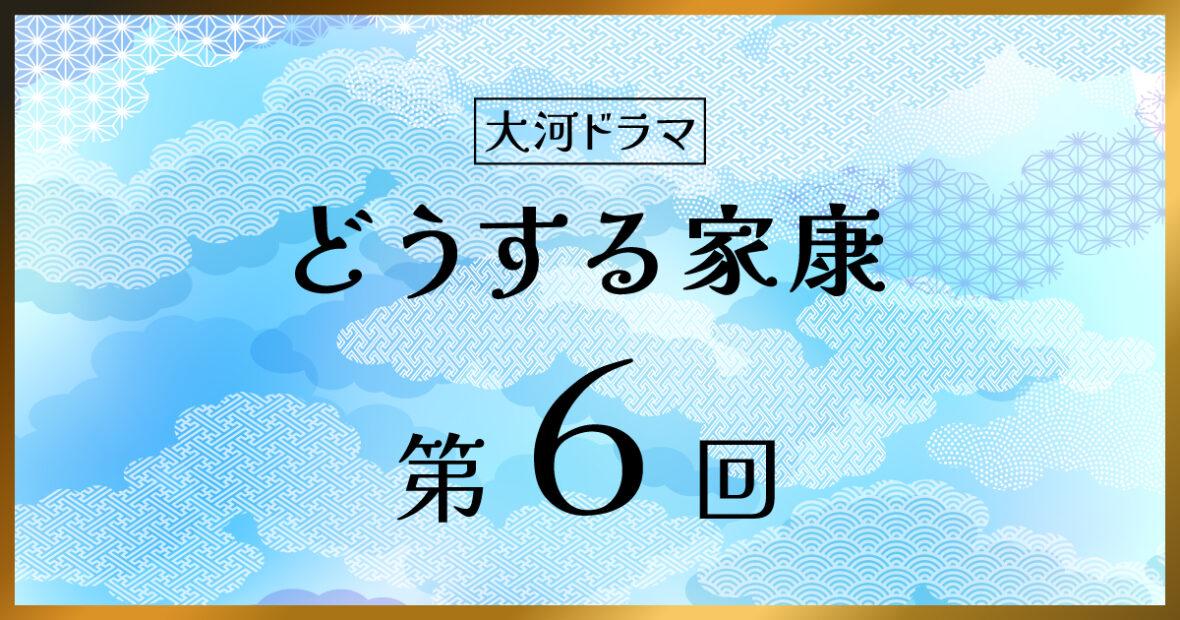 大河ドラマ「どうする家康」第6回