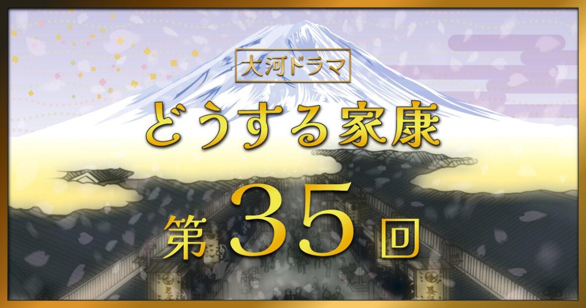 大河ドラマ「どうする家康」第35回