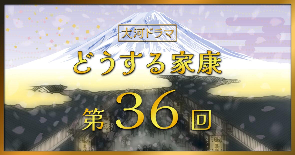 大河ドラマ「どうする家康」第36回